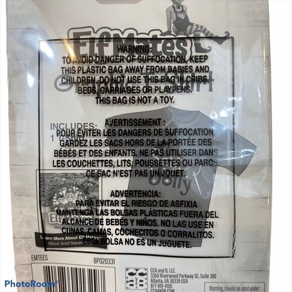 BNWT Kids Santa Mask and Elf on‎ The Shelf Shirt - Picture 5 of 6